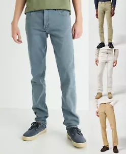 Pantalón de mezclilla de sarga elástica regular recto cónico Wrangler Jeans Greensboro - Imagen 1 de 10