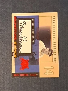 2004 National Pastime MOOSE SKOWRON Signature Swings Red 53/59 - Picture 1 of 2