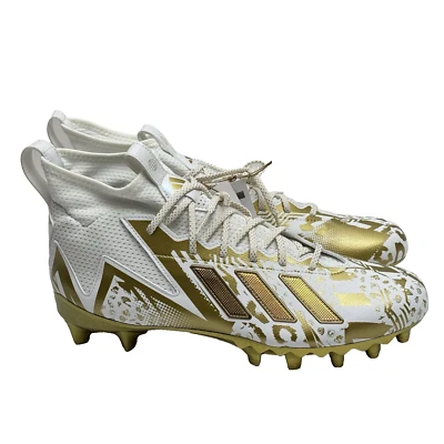 Adidas Freak 23 Football Cleats Men's 13 White Gold HP2442 NEW - Image 1 of 4