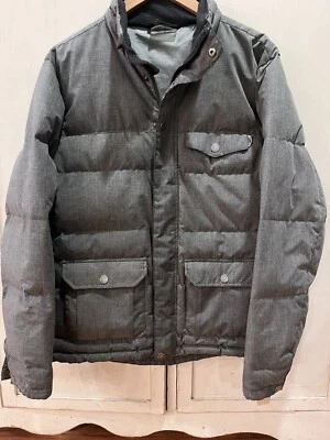 GOLITE DOWN Lightweight WINTER JACKET Snap Pocket Grey Zipper Puffer Men’s M - Image 1 of 4