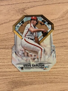 2022 Topps Series 1 Steve Carlton Diamond Greats Die Cut #DGDC-23 Phillies - Picture 1 of 2