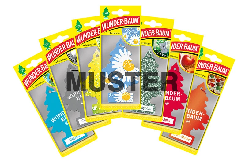 WUNDERBAUM 10 deodoranti originali albero delle meraviglie libera scelta tra 32 varietà