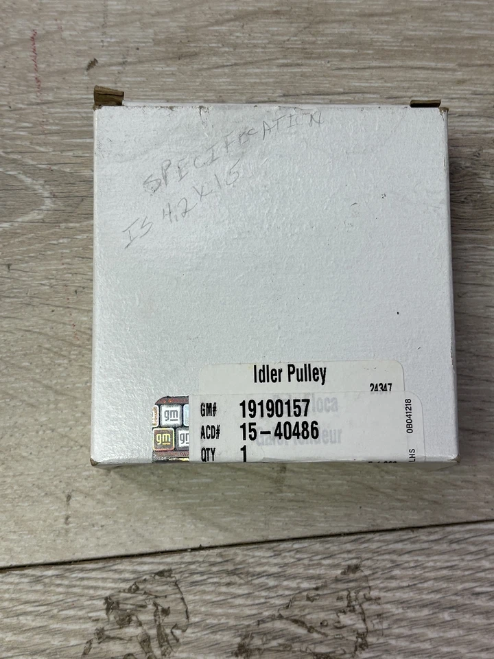 Genuine ACDelco For Chevy Chevy Pickup 1999-2002 Drive Belt Idler Pulley Plastic - Изображение 1 из 4