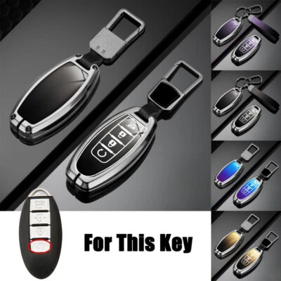 Zinc Alloy TPU Car Key Case Cover For Nissan Pathfinder Sentra Rogue Versa Titan - Image 1 of 4