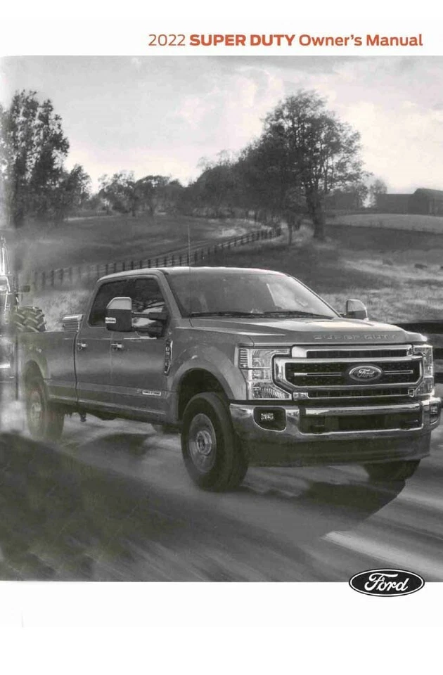 2022 Ford F-Super Duty Owners Manual User Guide - Image 1 of 1