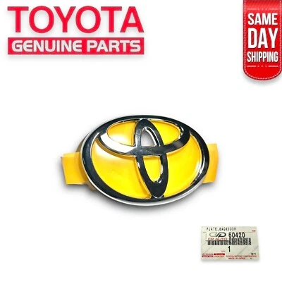 95-97 TOYOTA LAND CRUISER FZJ80 PLACA DE PUERTA TRASERA EMBLEMA PUERTA LEVADIZA FABRICANTE DE EQUIPOS ORIGINALES NUEVO Foto 1 de 4