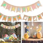 Pendants Easter Colorful Banner Banners Wall Hanging Oranments Birthday Bunting