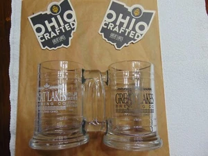 Set of 2 of the GREAT LAKES BLACK SWAMP,  Bowling Green, Ohio, Beer Mugs - Picture 1 of 5
