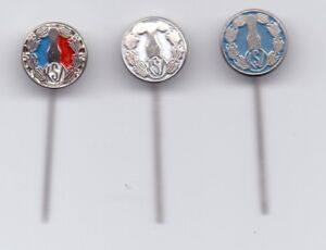 Pin Abzeichen Ansteckandel 3 Pins BOWLING Jugoslawien Verband Verband