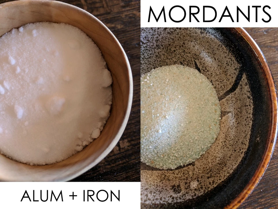 Juego de 2 Tintes Naturales Mordant - ALUMINIO 50 gramos + PLANCHA 25 gramos - Envío Gratis EE. UU. Foto 1 de 4