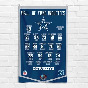 Dallas Cowboys 3x5 ft Flag Hall of Fame Inductees Super Bowl Champs Banner - Picture 1 of 12