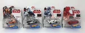 4 Star Wars Hot Wheels Charakter Autos Last Jedi Skywalker Stormtrooper Phasma - Bild 1 von 6