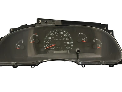Cuadro de instrumentos velocímetro 03 Ford E150 E250 E350 E450 indicadores 197.332 millas Foto 1 de 3