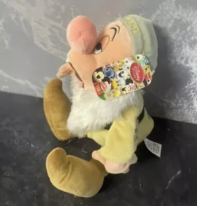 Disney Store Snow White & The Seven Dwarfs Sleepy Plush Soft Toy 12” Stamped NEW - Picture 1 of 9