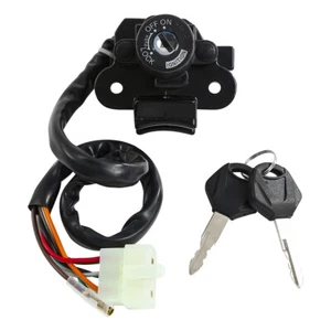 Ignition Switch Lock KEY For KAWASAKI ZX6R ZX7R ZX750 ZX9R ZX900 ZZR400 ZZR600 - Picture 1 of 9