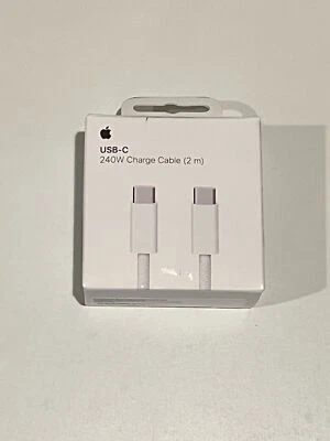 GENUINE Apple USB-C to USB-C 240W Woven Charge Cable 2m MU2G3AM/A OPEN BOX - Image 1 of 3