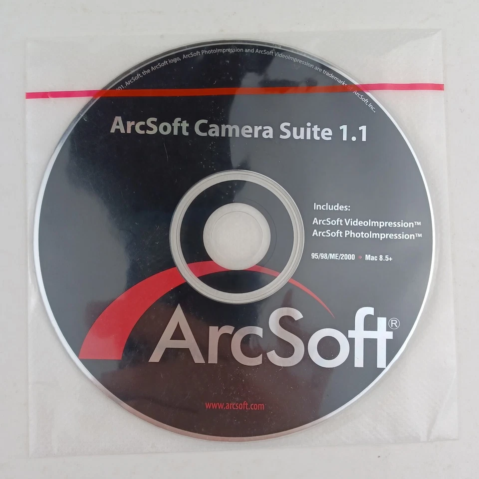 ArcSoft Camera Suite 1.1 PC Software CDROM VideoImpression & PhotoImpression - Image 1 of 2