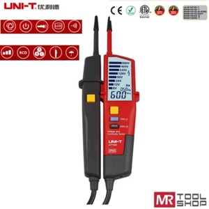 UNI-T UT18D Voltage Continuity Tester 6V-690V Auto Range RCD Tester Backlit IP65 - Picture 1 of 8