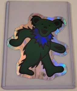 GRATEFUL DEAD Dancing Bear 2002 PRISMATIC Prism VENDING MACHINE STICKER CARD NM+ - Picture 1 of 3