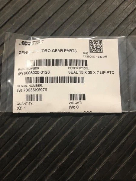 HYDRO GEAR 9008000-0128/SU-JSP0632/ SUJSP0632/SU-9008000-0 4PACK SEAL/GASKET - Image 1 of 4