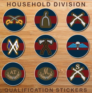Household Division Qualification Stickers - Celebrate Your Service! - Picture 1 of 31