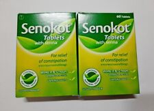 2x Senokot Tablets with Senna 60 Tablets/Box For Relief of Constipation Laxative