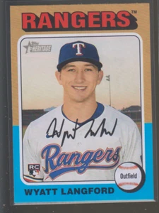 2024 Topps Heritage #581: Wyatt Langford (RC) - Bild 1 von 1