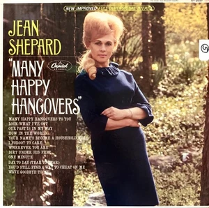 JEAN SHEPARD HANDSIGNIERTES AUTOGRAMM LP ALBUM "VIELE GLÜCKLICHE ÜBERGABEN" - Bild 1 von 2