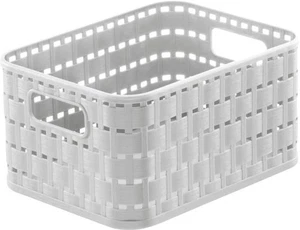 Rotho Korb Country A6, 2 L mistletoe weiß  Aufbewahrungsbox - Bild 1 von 3