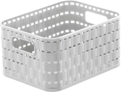 Rotho Korb Country A6, 2 L mistletoe weiß  Aufbewahrungsbox - Bild 1 von 3