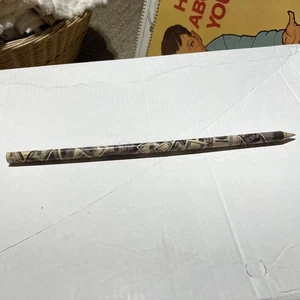 15 inch tall Real working Big Huge Giant Wood Pencil. Money Pattern. No Eraser. - Picture 1 of 2