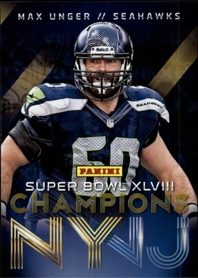 2014 Seahawks Panini Super Bowl XLVIII #5 Max Unger - NM-MT - Image 1 of 2