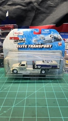 Maisto 1/64 All Stars Elite Transport Police Flatbed 1950 Mercury Diecast- Read - Image 1 of 3
