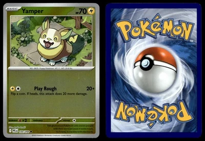 YAMPER 030/094 COMMON PHANTASMAL FLAMES POKEMON - Image 1 of 4