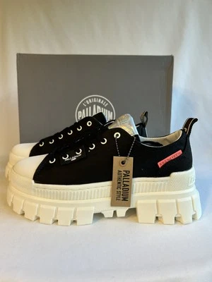 Zapatos Palladium Revolt LO TX para mujer talla 9 plataforma suela gruesa negros Foto 1 de 4