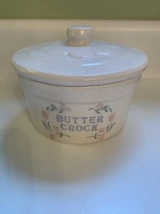 Ceramic Butter Crock - Picture 1 of 3