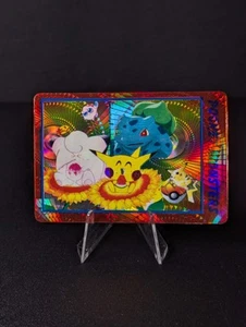 Pikachu/Bulbasaur/Clefairy Pokemon Anime Collection Foil Sticker Card - Picture 1 of 4