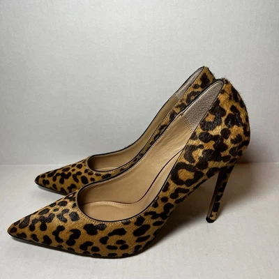 Zapatos de salón Steve Madden con plataforma de cuero de vaca con estampado de guepardo talla 10 Foto 1 de 4