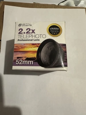 Digital Concepts 52mm 2.2x Professional Telephoto Lens, High Definition - Image 1 of 4