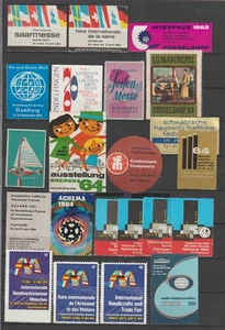 Germany Cinderellas Poster Stamps Vignets Exhibition Seal Selection H - Picture 1 of 1