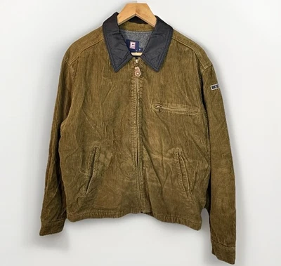 De Colección Ralph Lauren Chaps Chaqueta Tareas Abrigo Marrón Pana Forrado Años 90 Hombres S Mujeres M Foto 1 de 4