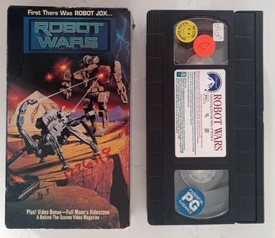 Robot Wars VHS Tape (Paramount, 1993) Full Moon Features Sci-Fi Retro Media - Image 1 of 4
