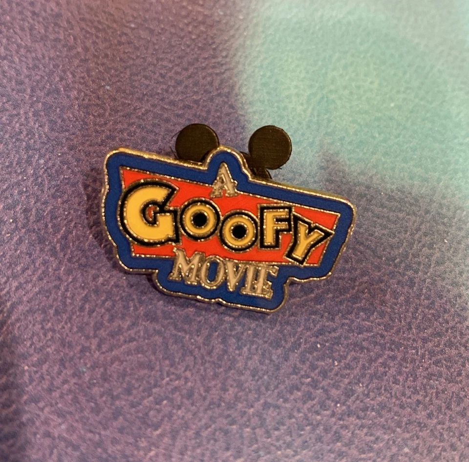 Prendedor comercial individual Goofy "A Goofy Movie" logotipo de título parque Disney WDW Foto 1 de 2