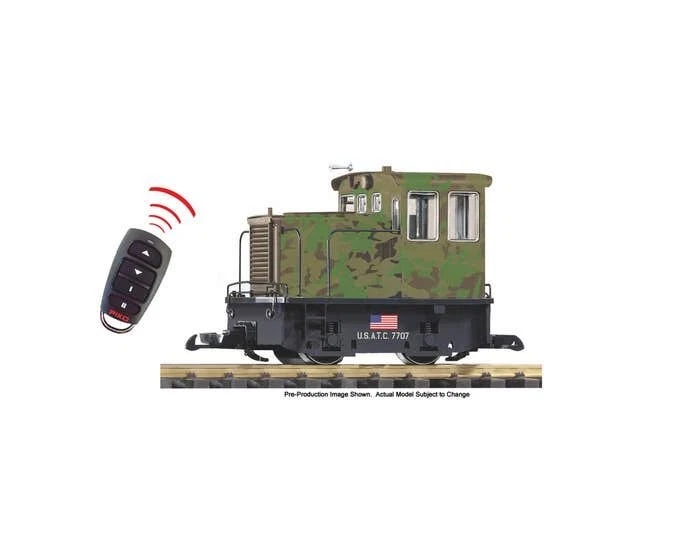 Piko 38511 G US Army 25-Ton Diesel Locomotive, Battery R/C with Sound - Image 1 of 1