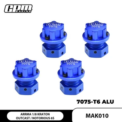 ARRMA 1/7 Limitless 8S Aluminum 7075 Wheel Hex And Wheel Lock 17mm / Gear Box - Image 1 of 3