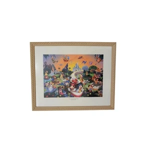 A Magical Time in a Magical Place Disney character print lithograph framed 2005 - Picture 1 of 9