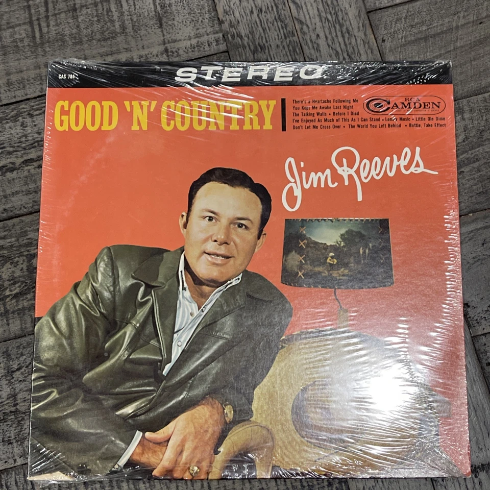 Good 'n' Country, Jim Reeves, Vinyl Records LP NEW SEALED 1964 - Imagem 1 de 4