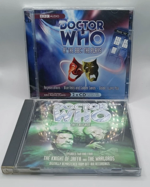 Doctor Who Audio CD Lot: At the BBC The Plays 2CD (Sealed) + The Crusade (1999) - Image 1 of 3