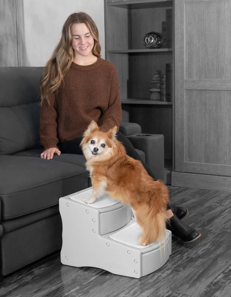 Pet Gear Easy Step II Pet Stairs, 2 Step for Cats/Dogs up to 75-pounds, Porta... - Image 1 of 1