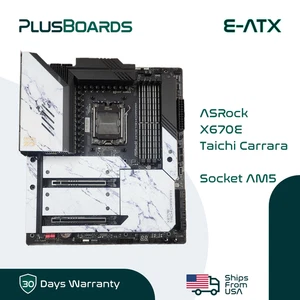 ASRock X670E Taichi Carrara AM5 AMD X670E DDR5 EATX Mainboard PCIE 5.0 WiFi 6E - Bild 1 von 4